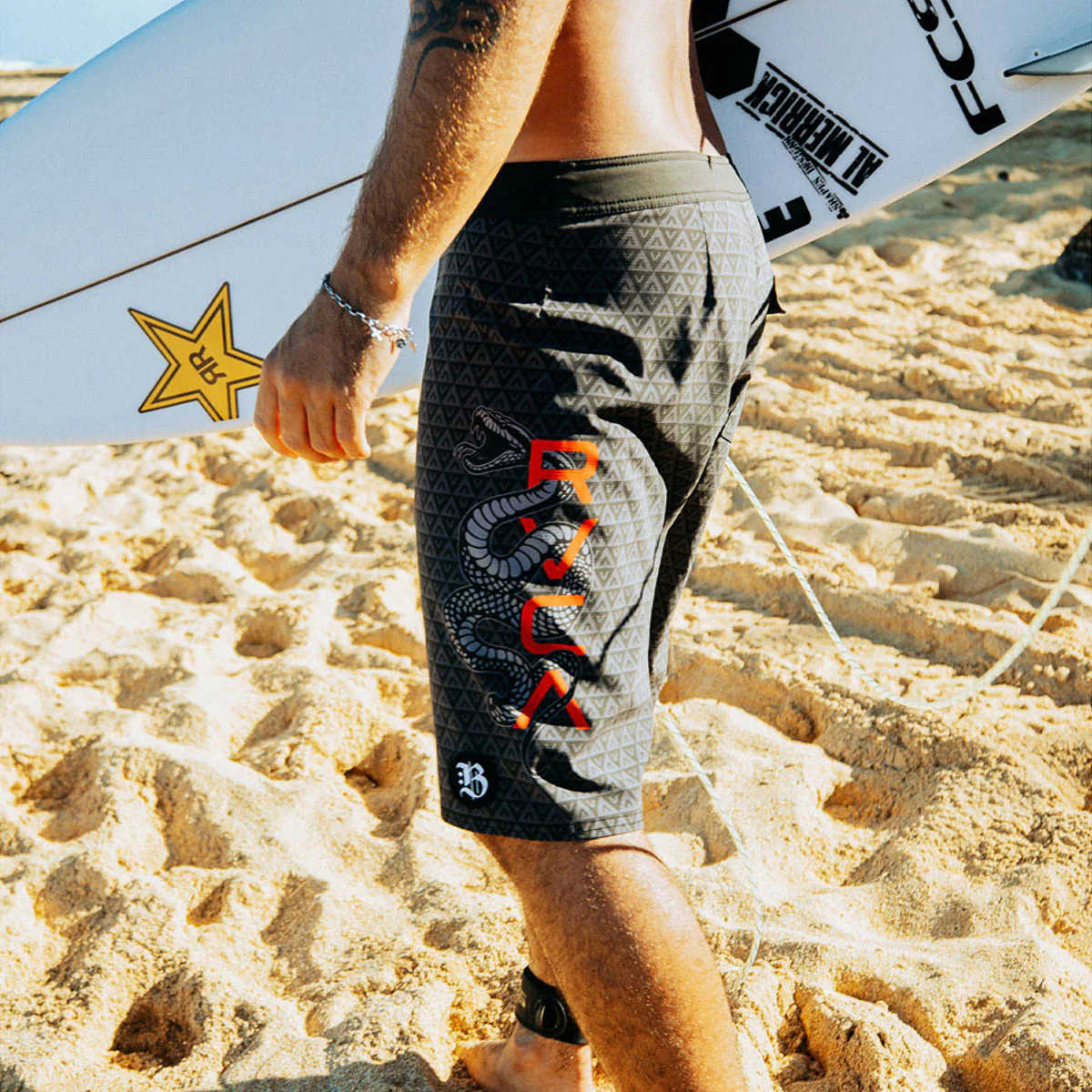 RVCA Barron Snake 21 Boardshorts - Black - Image 6