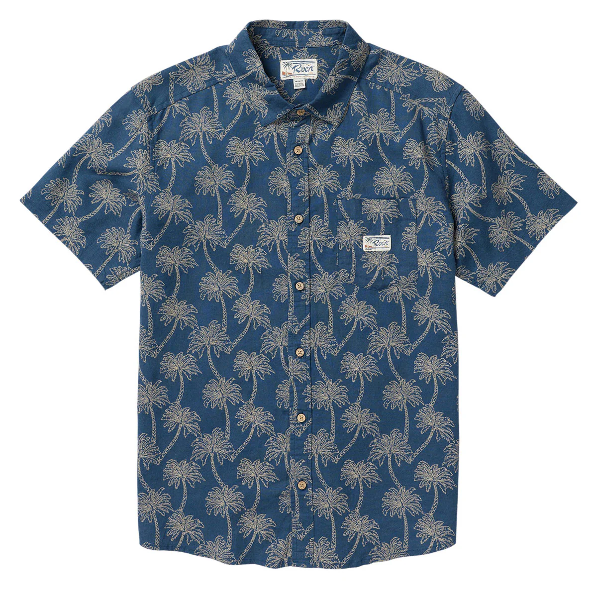 RVCA Exotica Shirt - Dark Denim - Image 5