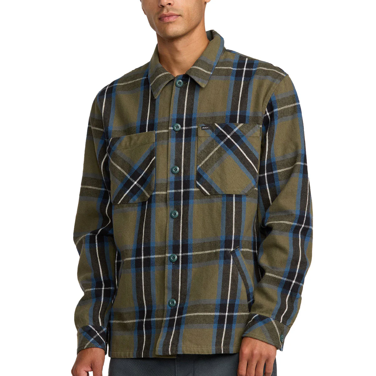 RVCA Flight Risk Shirt Jacket - Hunter Green