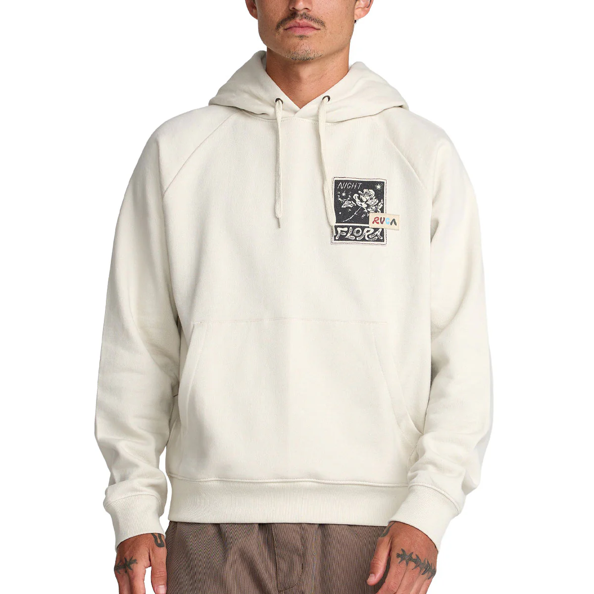 RVCA Mel G Flora Hoodie - Silver Bleach