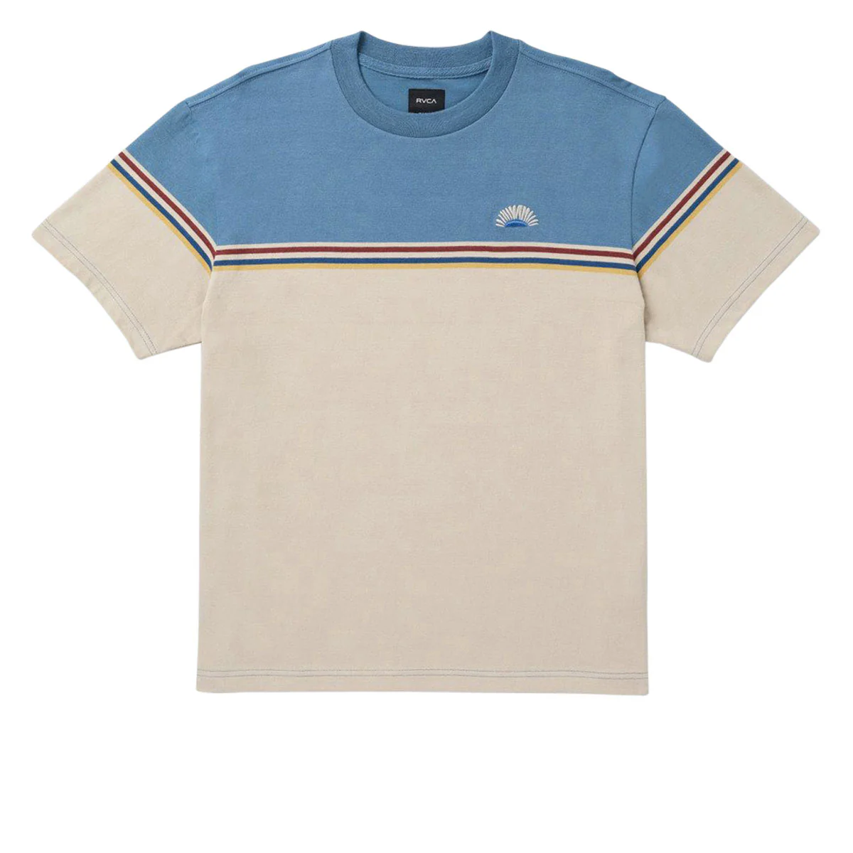 RVCA Pismo Stripe Shirt - Light Khaki - Image 4