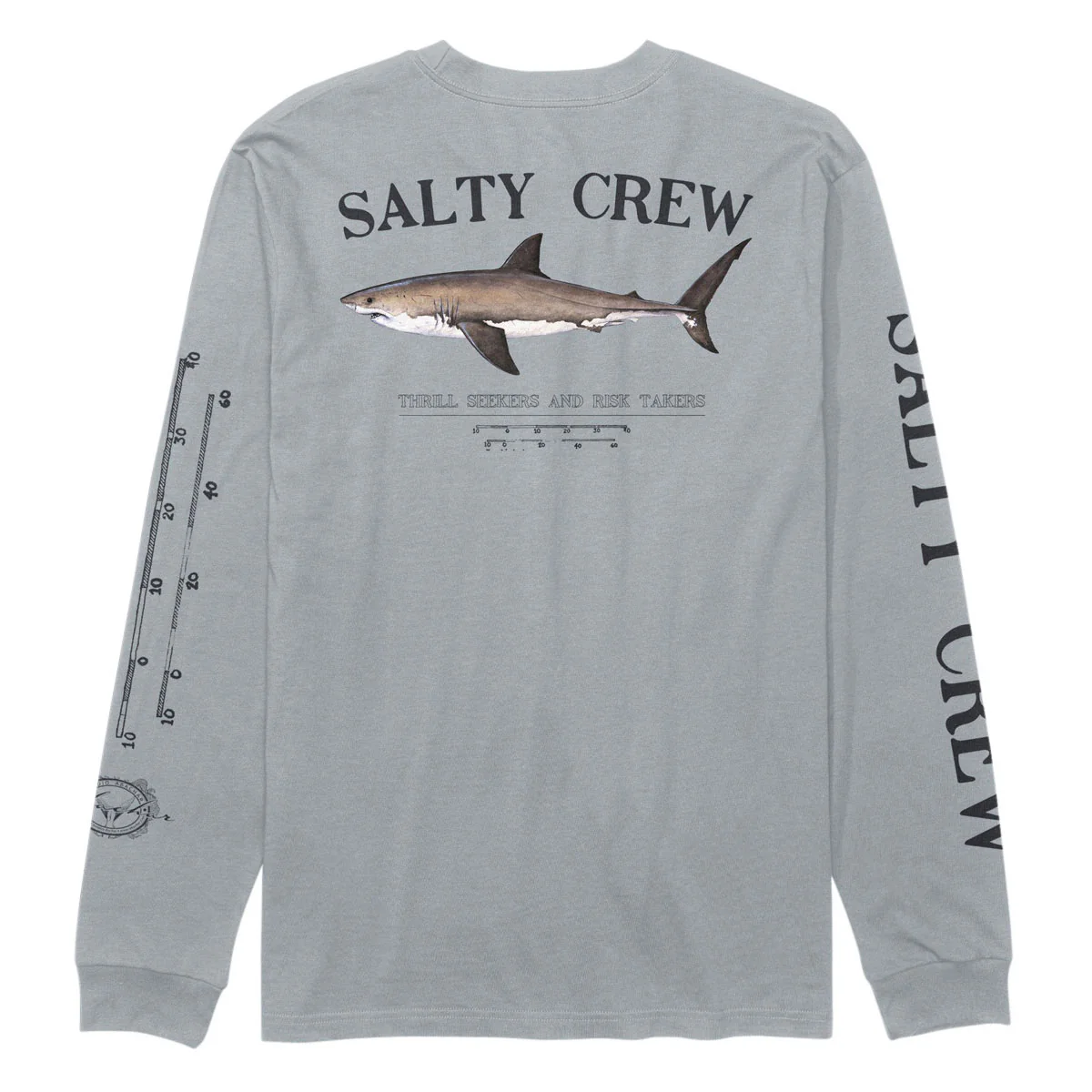Salty Crew Bruce Long Sleeve T-Shirt - Quarry