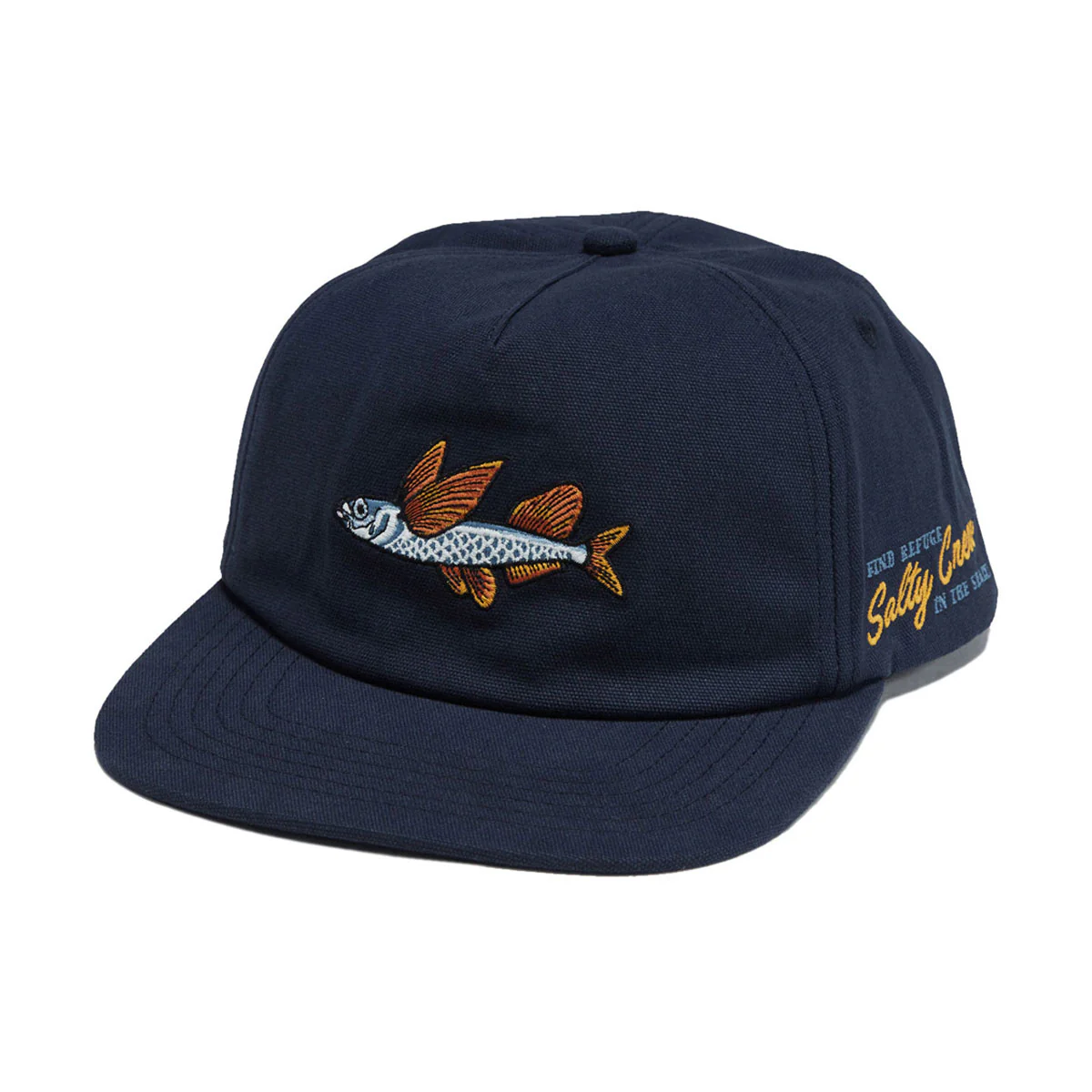 Salty Crew Coastal Snapback Hat - Midnight Navy