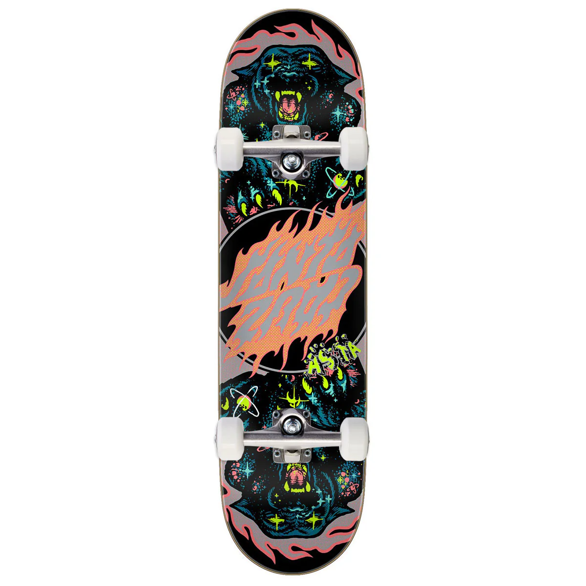 Santa Cruz Asta Space Cat Twin Pro Skateboard Complete - 8.20"