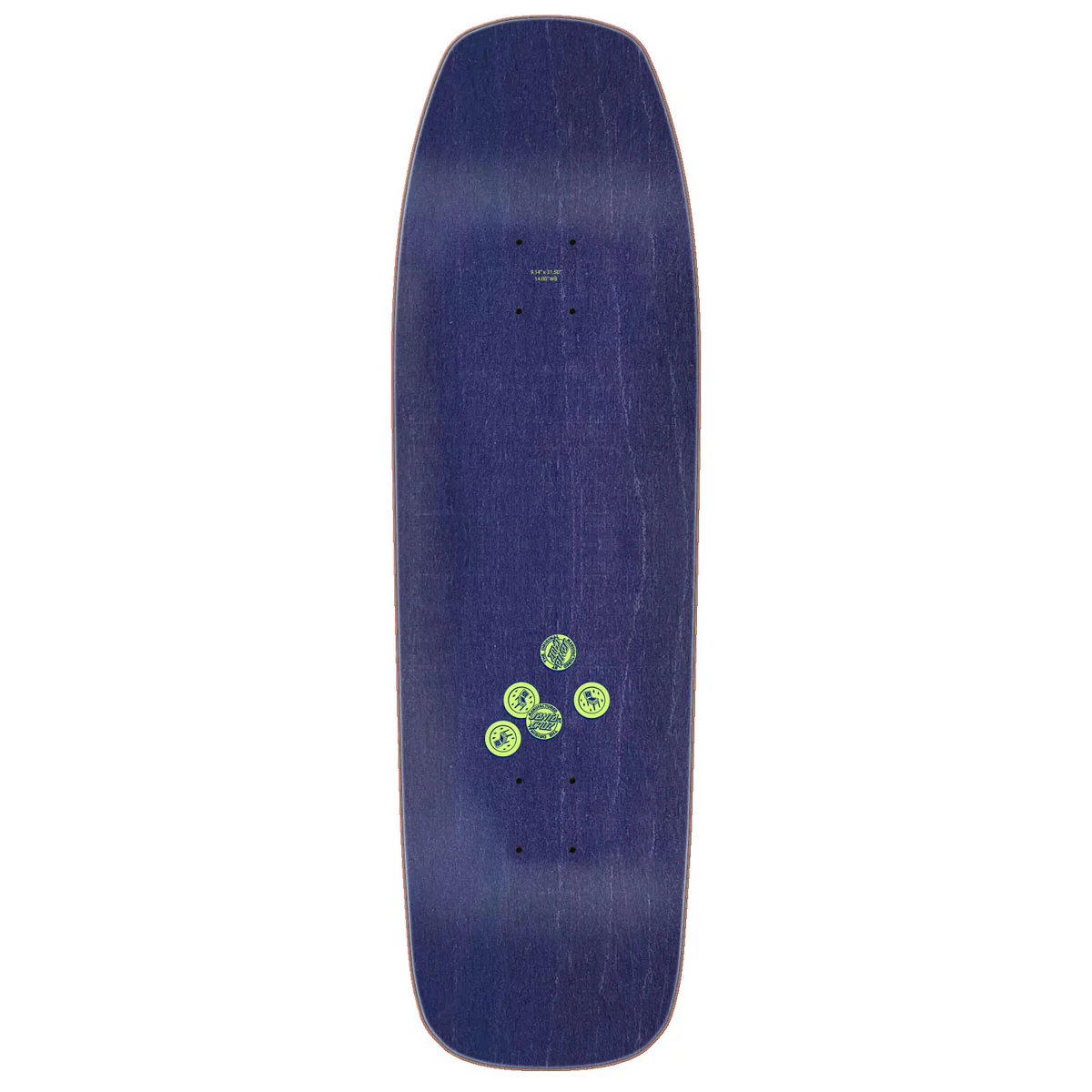 Santa Cruz Delfino Pinball Pro Shaped Skateboard Deck - 9.14" - Image 2