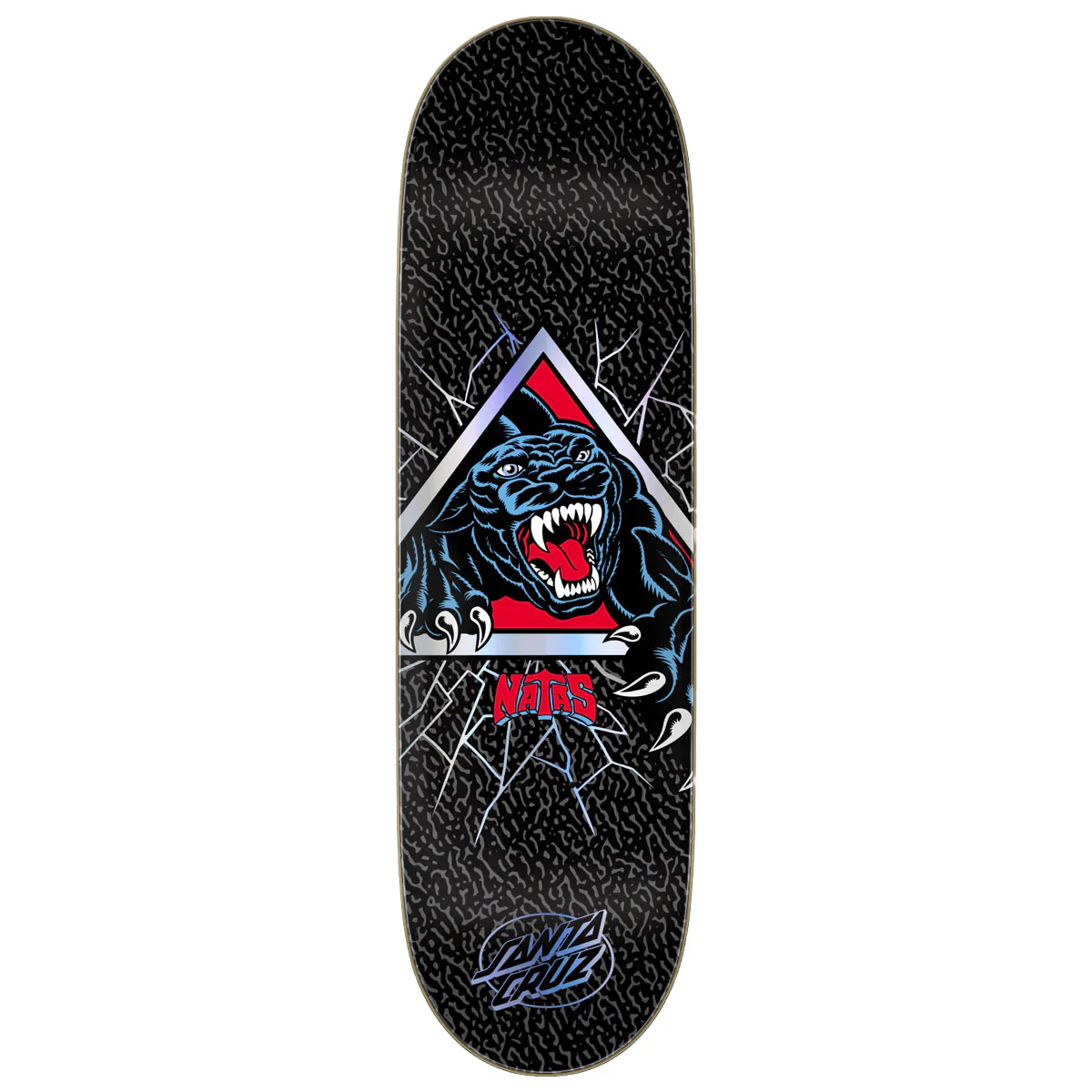 Santa Cruz Natas Shattered Panther VX Skateboard Deck - 9.00"
