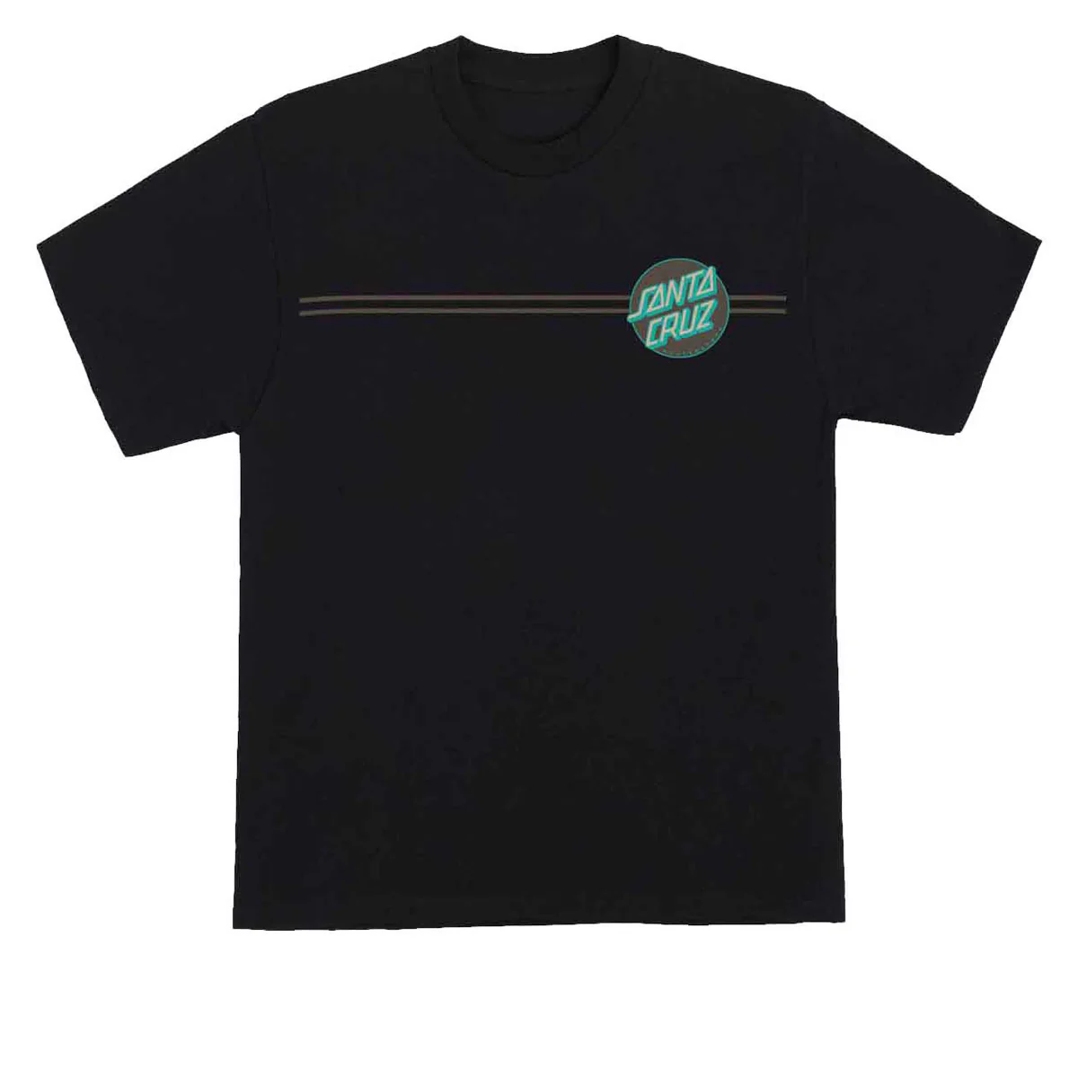 Santa Cruz Other Dot T-Shirt - Black/Brown/Teal