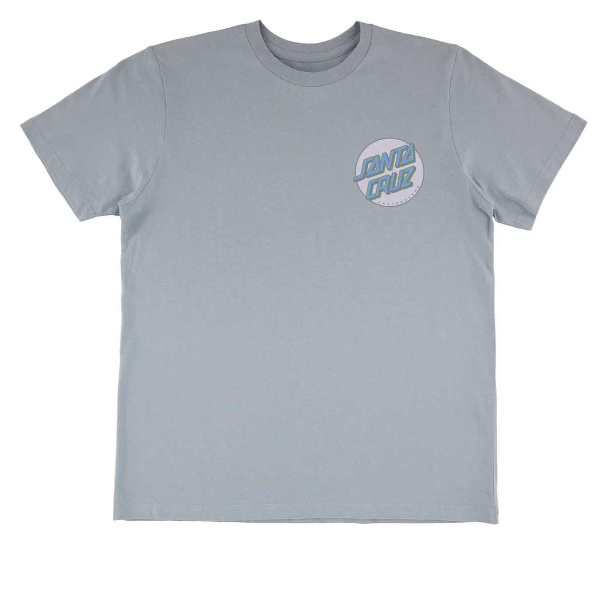 Santa Cruz Womens Other Dot Chest T-Shirt - Blue Fog