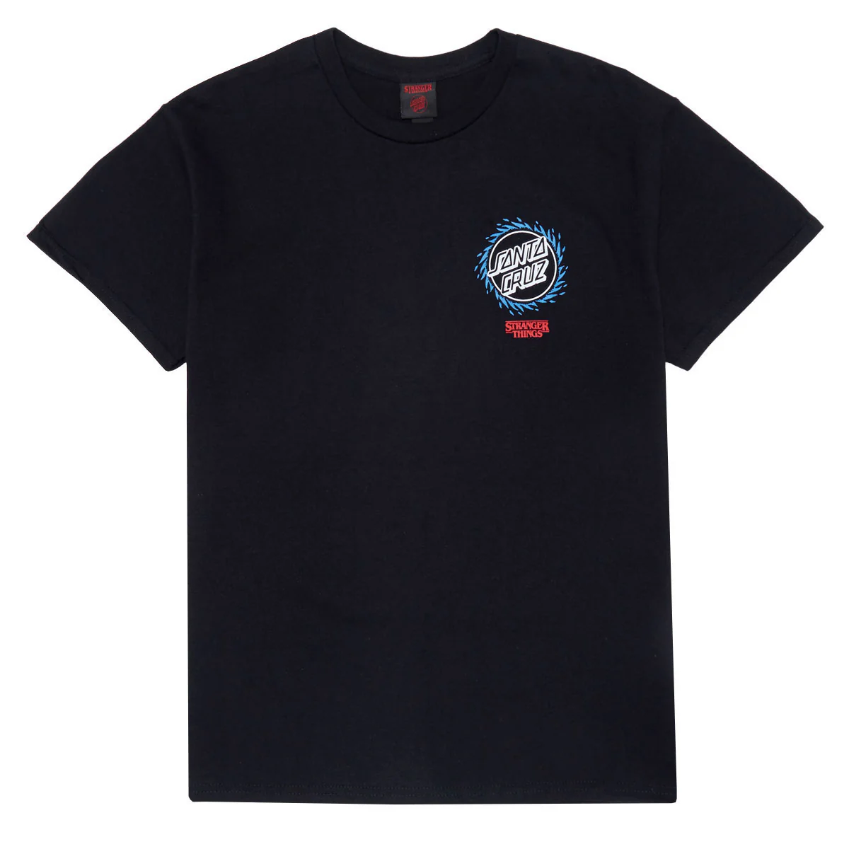 Santa Cruz x Stranger Things Hellfire Pit T-Shirt - Black