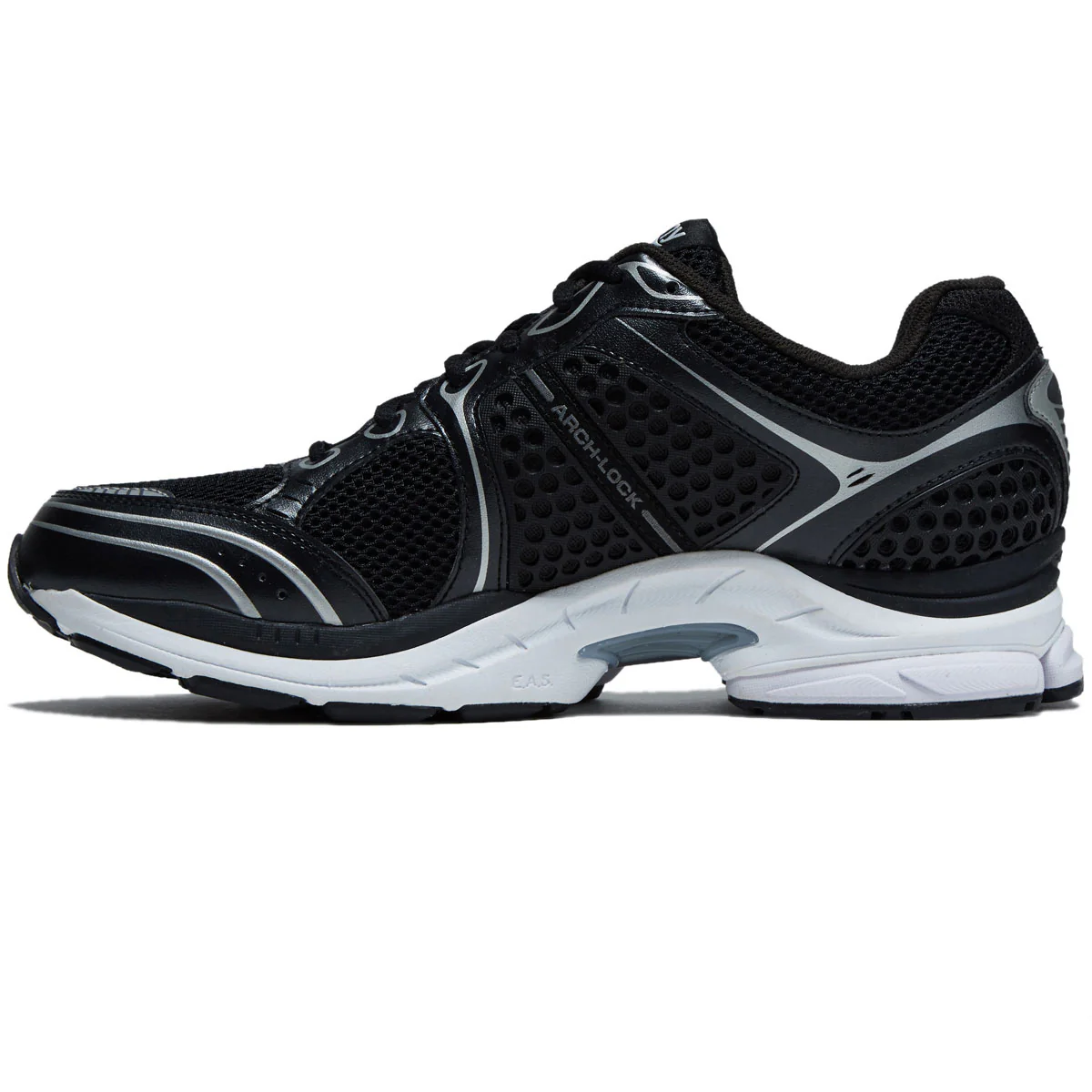 Saucony Progrid Triumph 4 Shoes - Black/Silver - Image 2