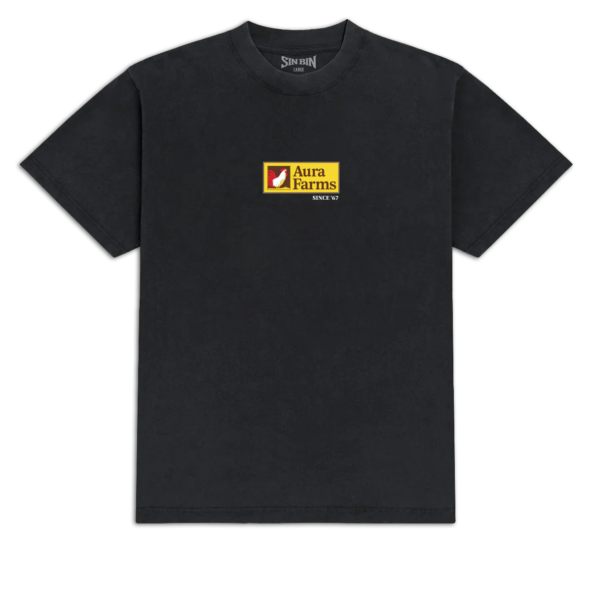 Sin Bin Six Seven T-Shirt - Black - LG