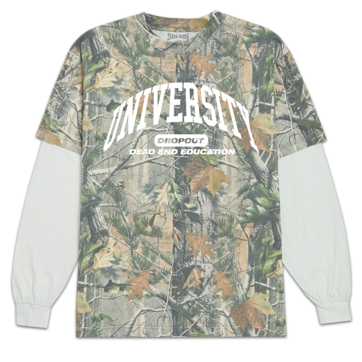 Sin Bin Uni Combo T-Shirt - Camo/White - SM