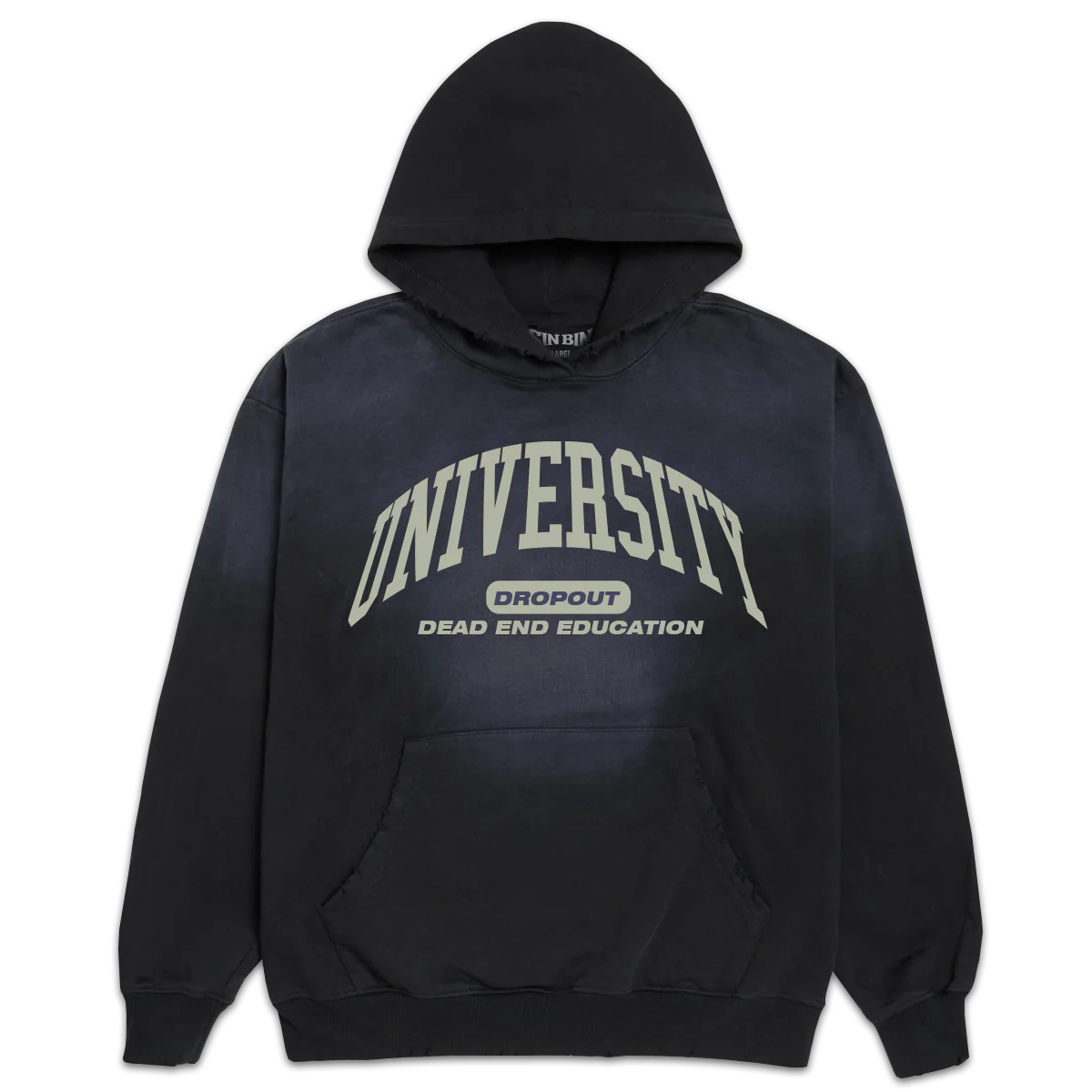 Sin Bin Uni Mushroom Hoodie - Black Fade - XL