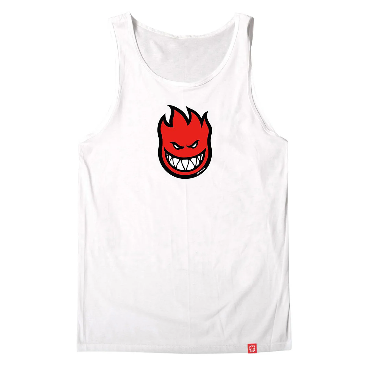Spitfire Bighead Mid Fill Tank Top - White/Red/Black