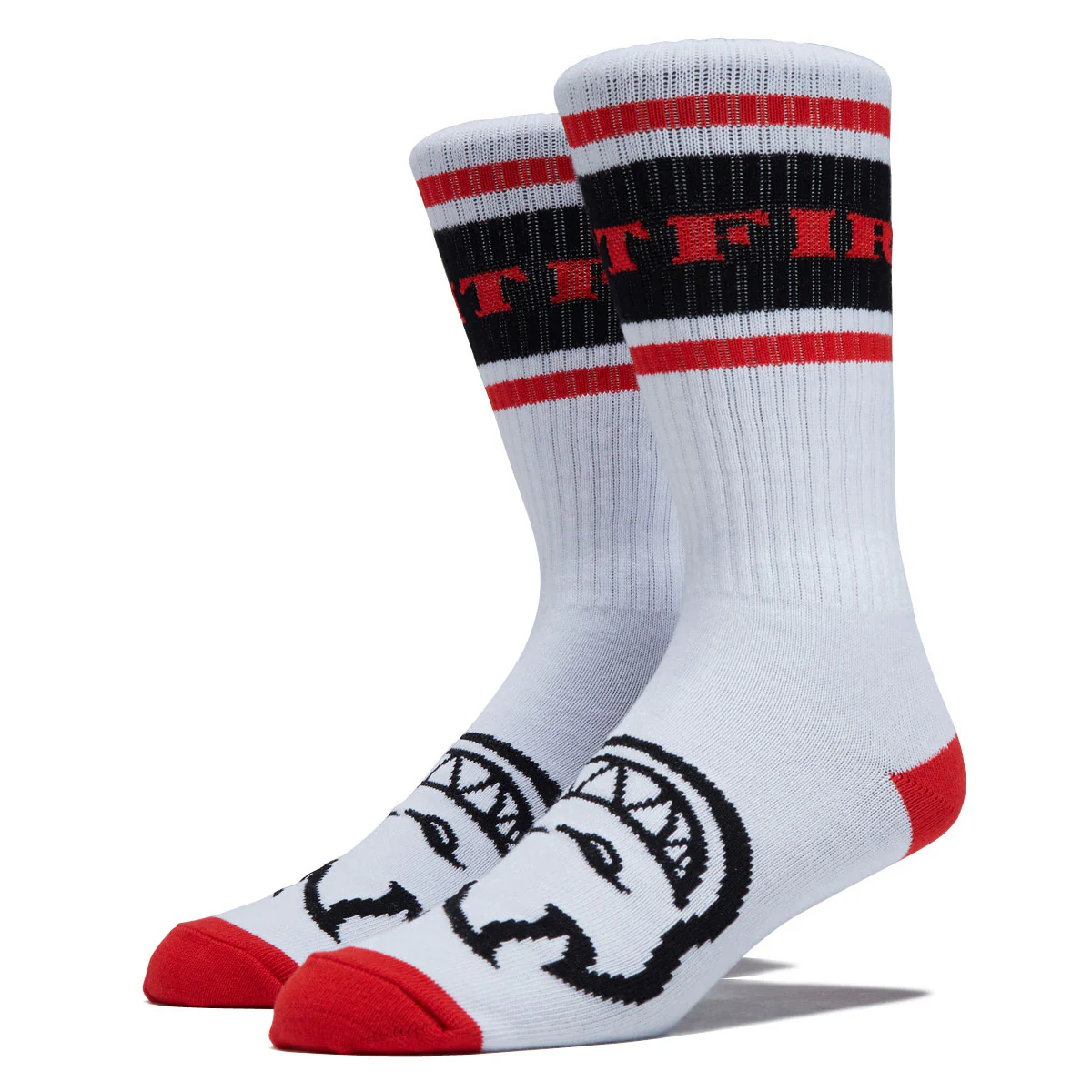 Spitfire Classic '87 Bighead Socks - White/Red/Black