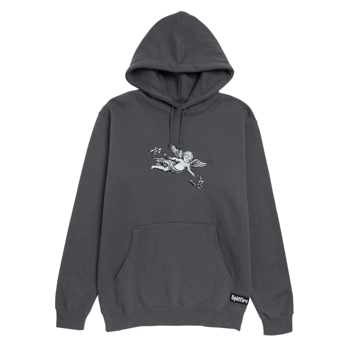 Spitfire Molotov Angel Hoodie - Charcoal/Black/White