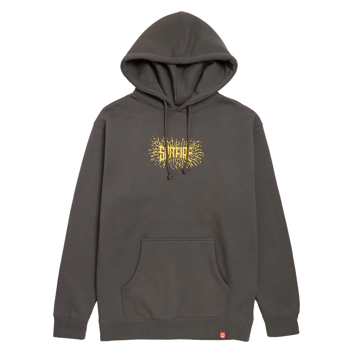 Spitfire Splat Hoodie - Charcoal/Gold