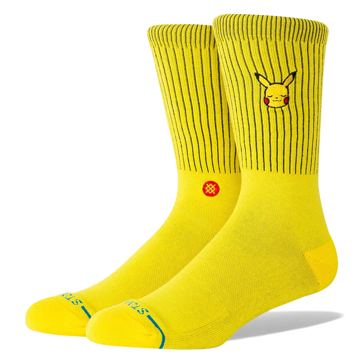Stance x Pokemon Pikachu Crew Socks - Yellow