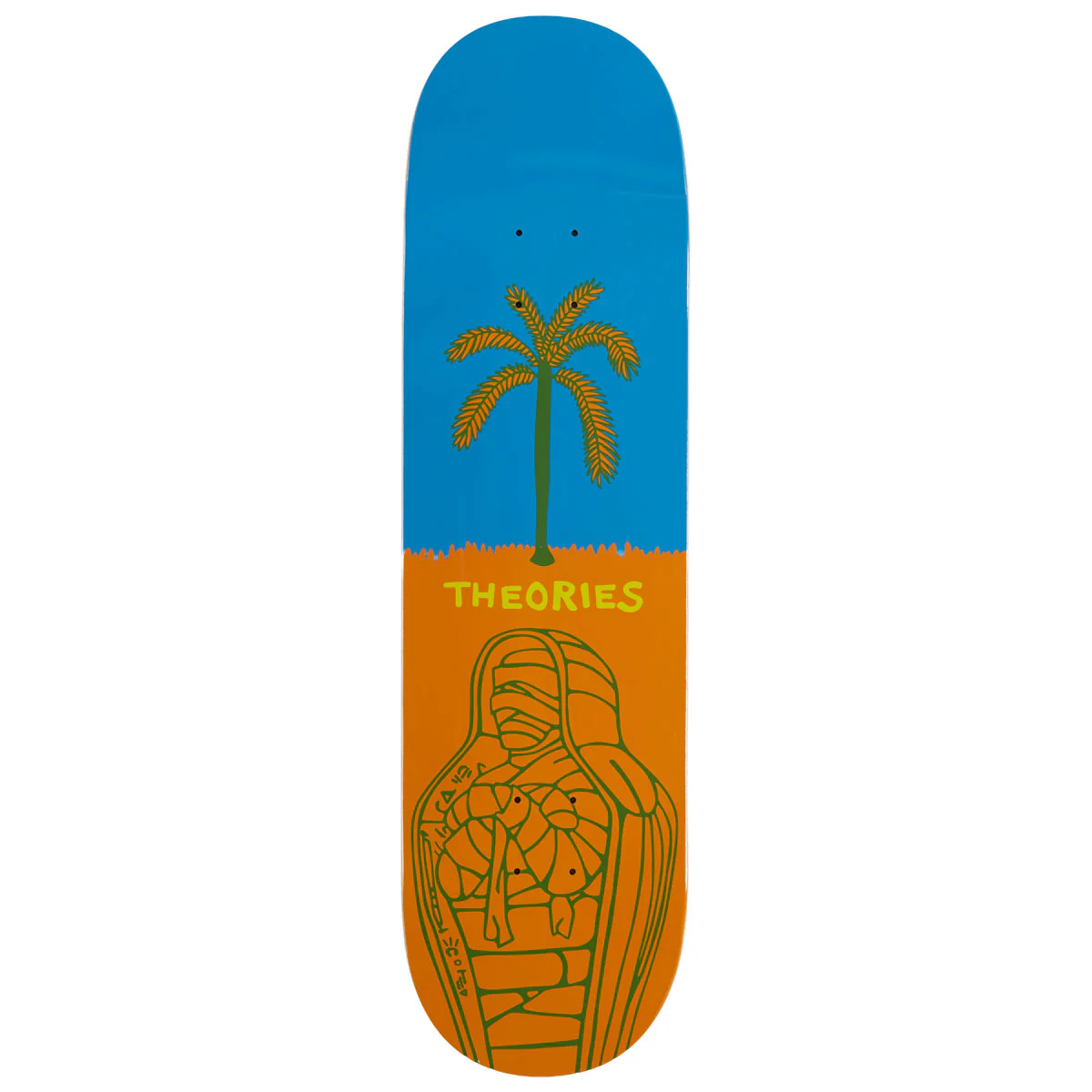 Theories Pushin Pyramids Skateboard Deck - 8.50"