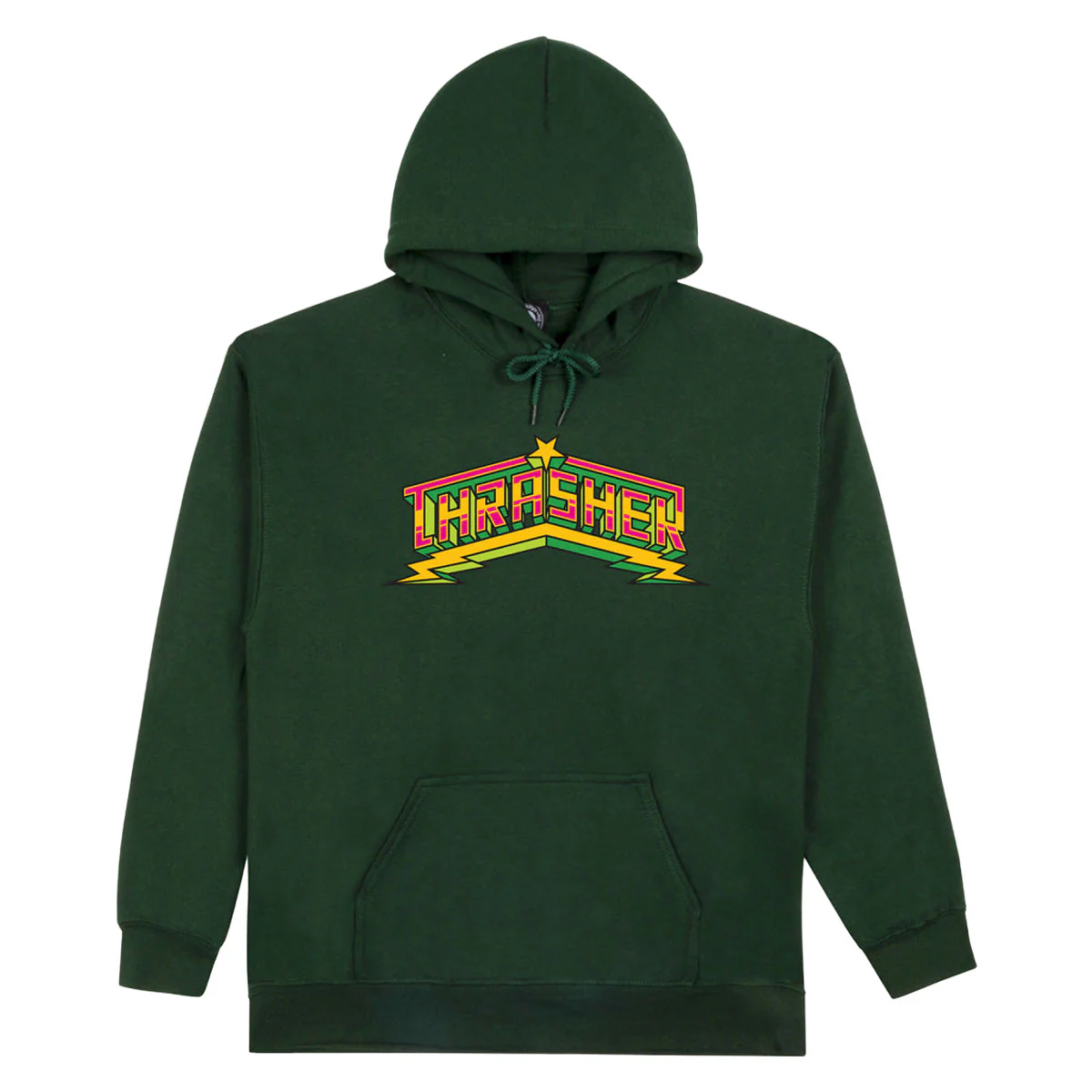 Thrasher Luchadora Hoodie - Forest Green
