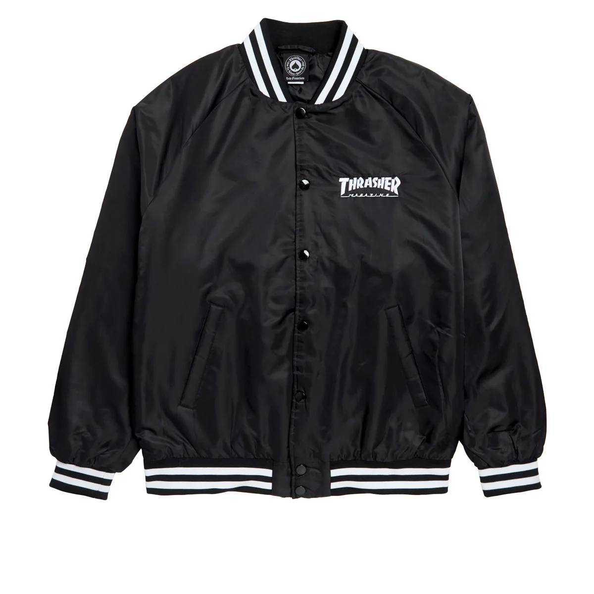Thrasher Mag Logo Dugout Jacket - Black/White