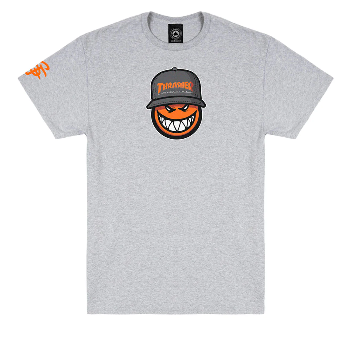 Thrasher x Spitfire SF Loc T-Shirt - Sport Grey
