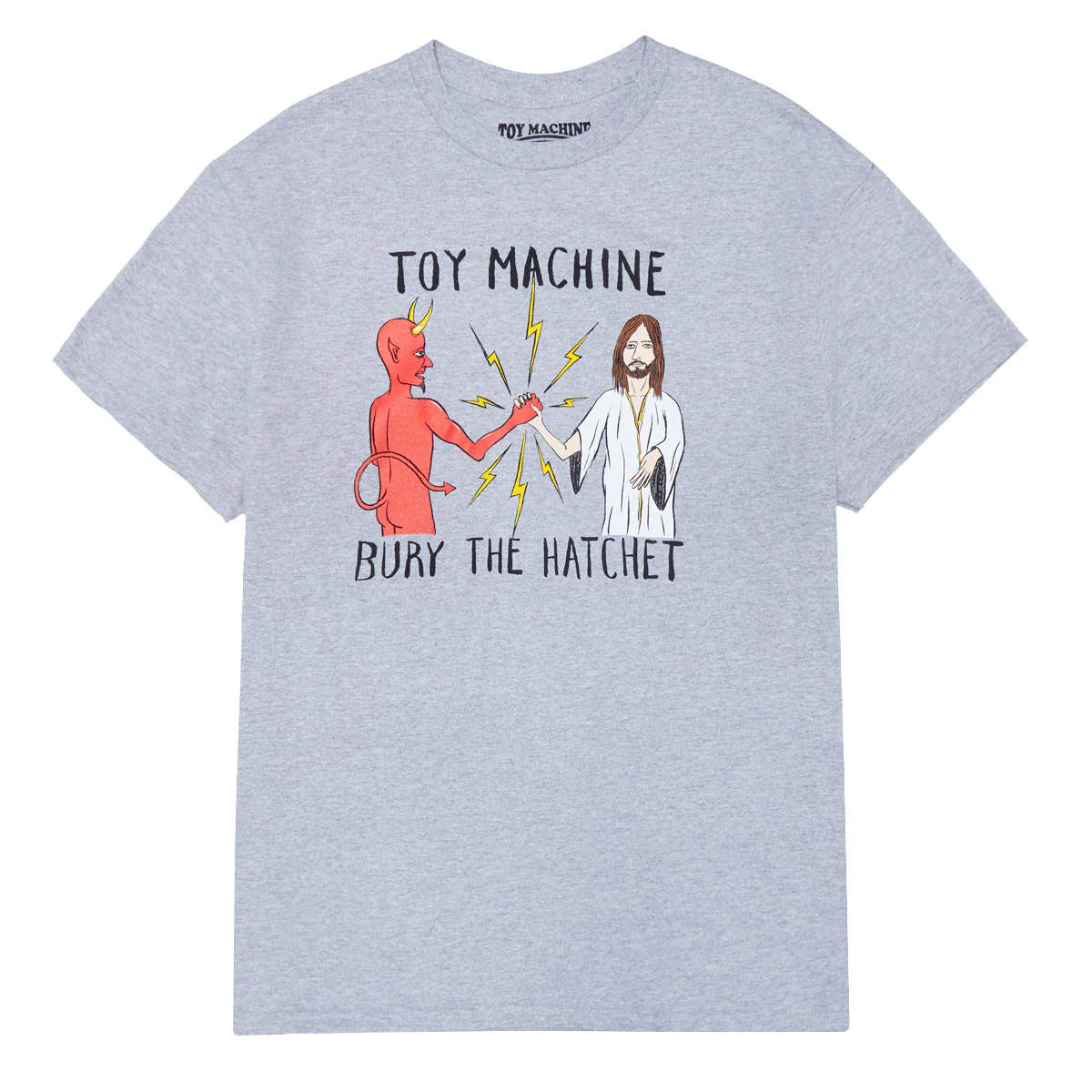 Toy Machine Bury The Hatchet T-Shirt - Light Grey