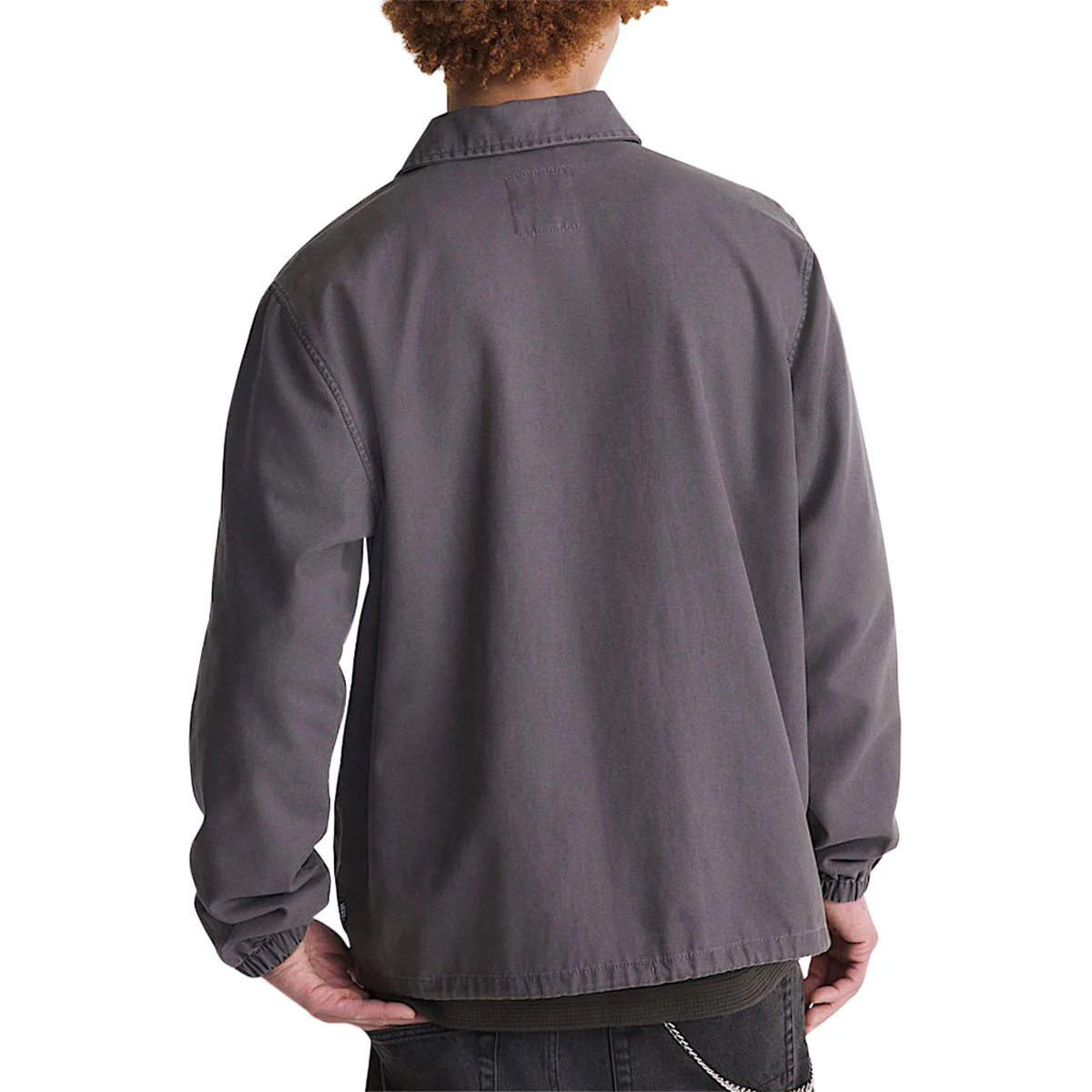 Vans Torrey Pigment Canvas Coaches Jacket - Asphalt - Image 3