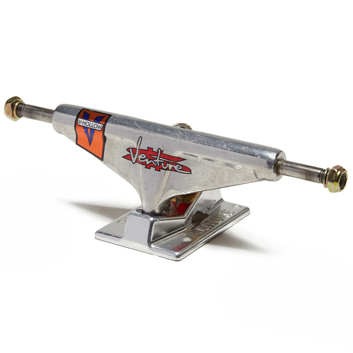 Venture Paid V-Hollow Skateboard Trucks - Polished - 5.2 Hi
