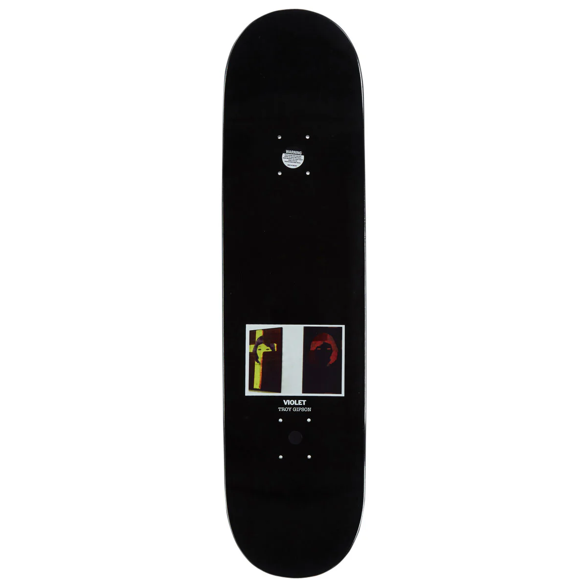 Violet Dead Ringer Troy Gipson Skateboard Deck - 8.25" - Image 2