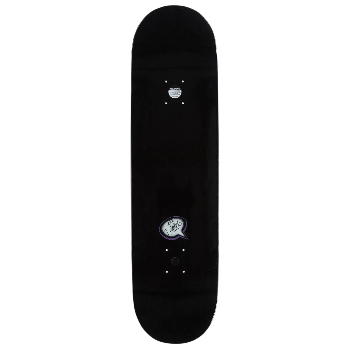 Violet We're In This Together Skateboard Deck - Green - 8.50" - Image 2