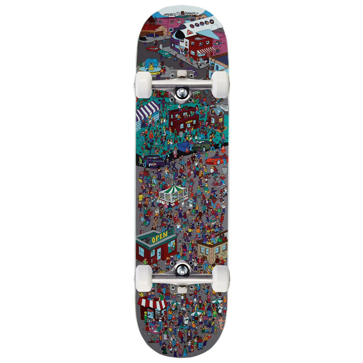 Violet Where’s Kader? Skateboard Complete - 8.25"