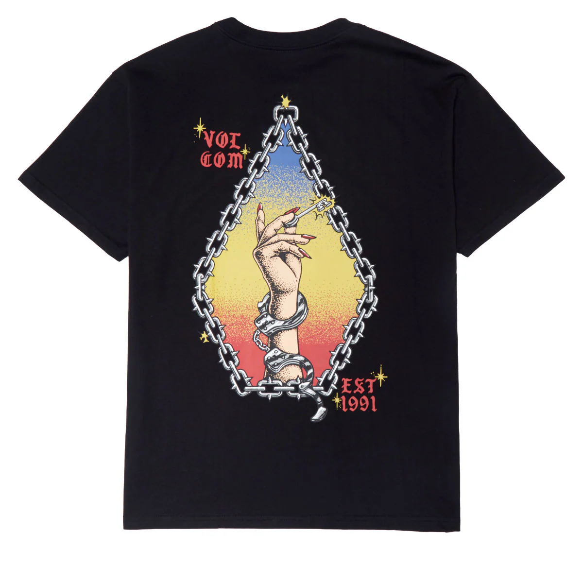 Volcom Fa Daniel Shepard Unlocked T-Shirt - Black