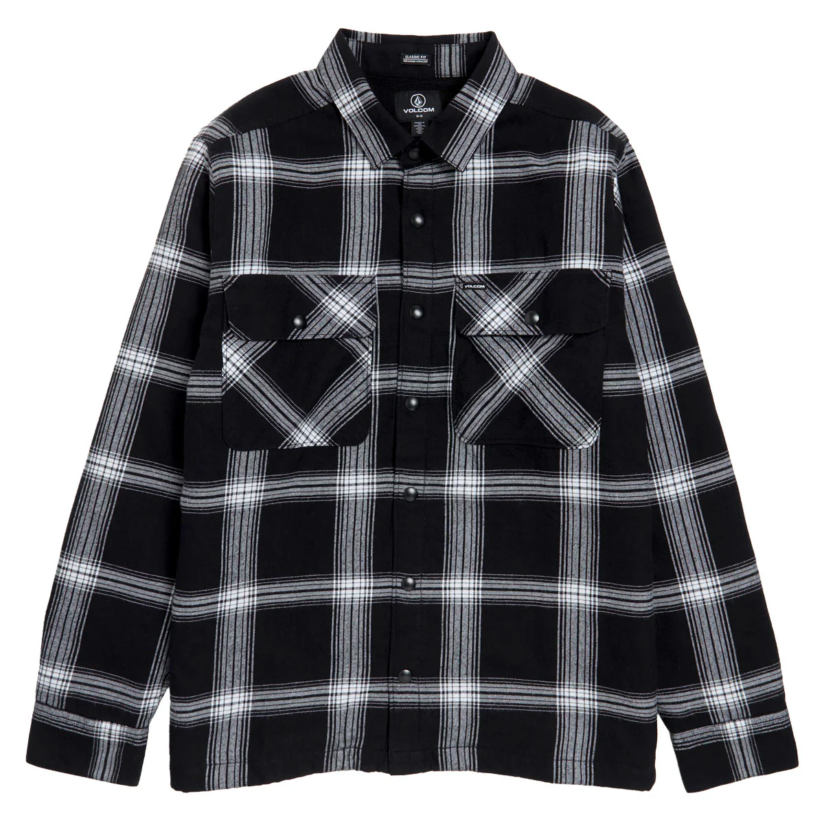 Volcom Wilderstone Long Sleeve Shirt - Black
