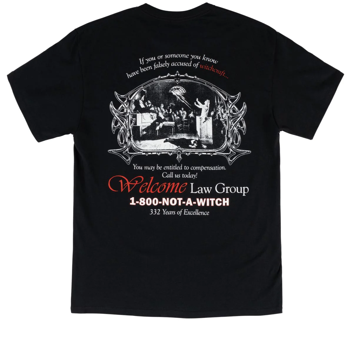 Welcome Defense T-Shirt - Black