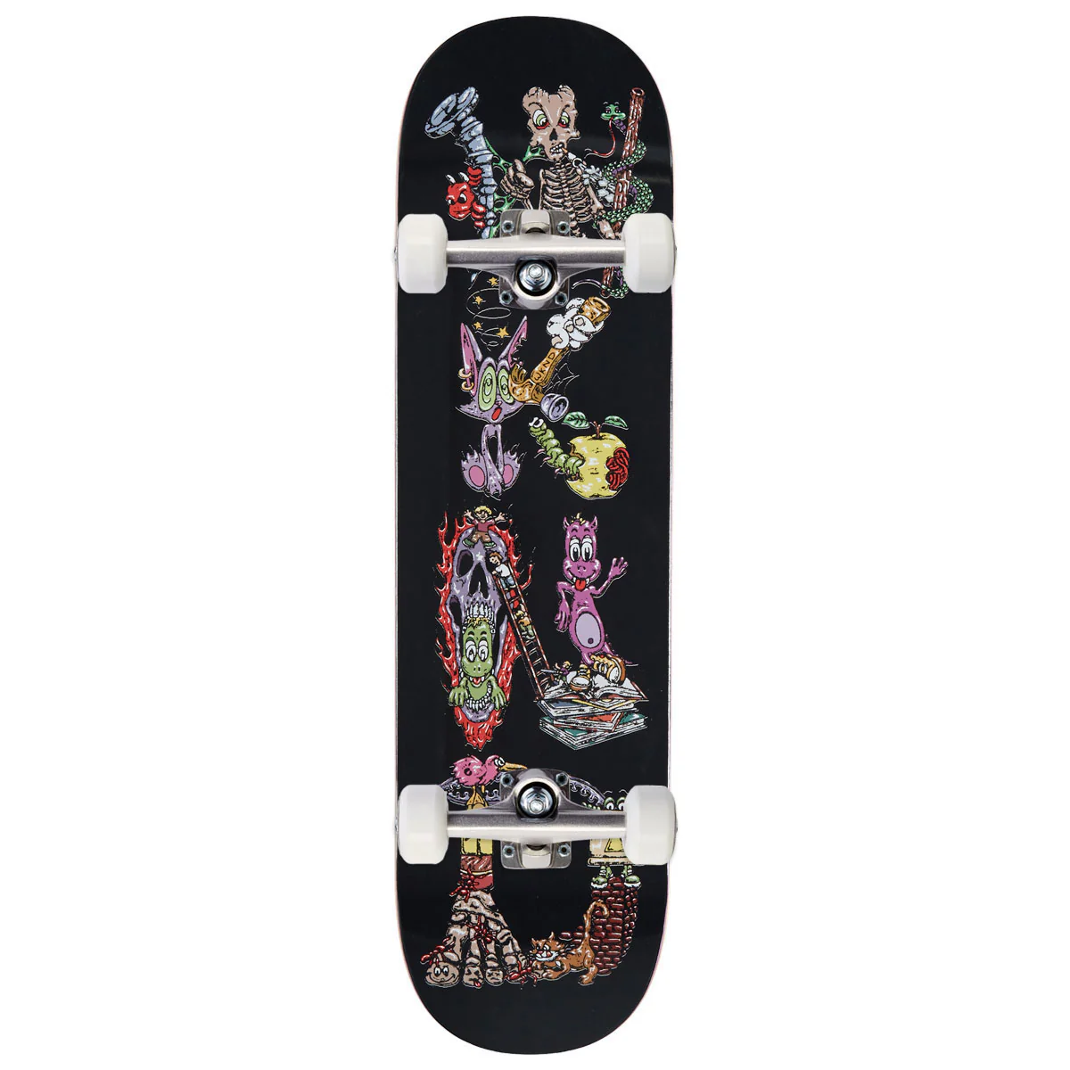 WKND Dusted Team SN Skateboard Complete - Black - 8.125"