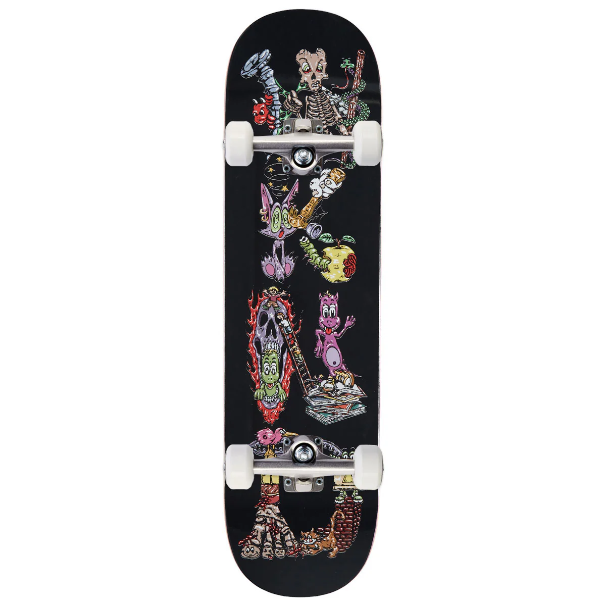 WKND Dusted Team SN Skateboard Complete - Black - 8.375"