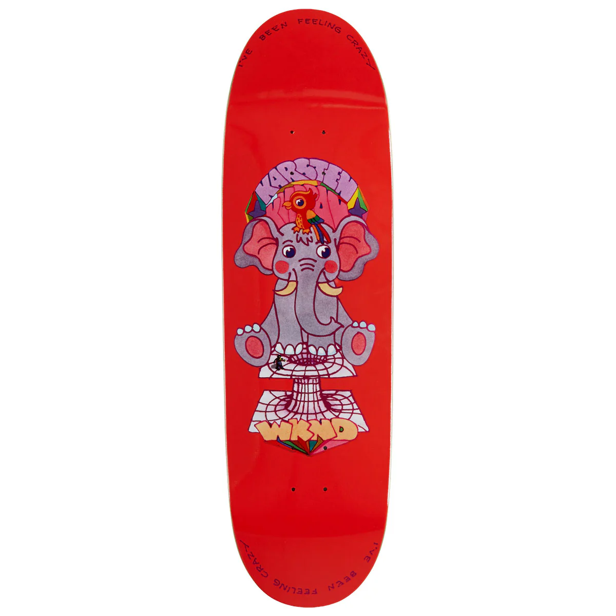 WKND Shortcut Karsten Kleppan SD Skateboard Deck - Red - 8.875"