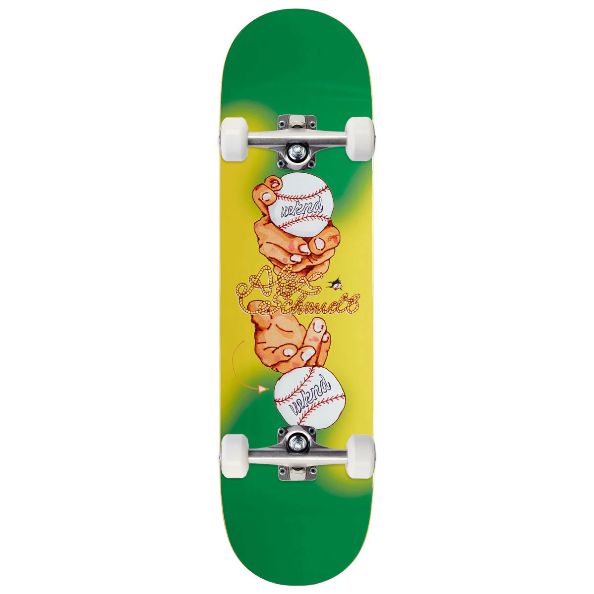 WKND Slurve Alex Schmidt PS Skateboard Complete - Green - 8.25"