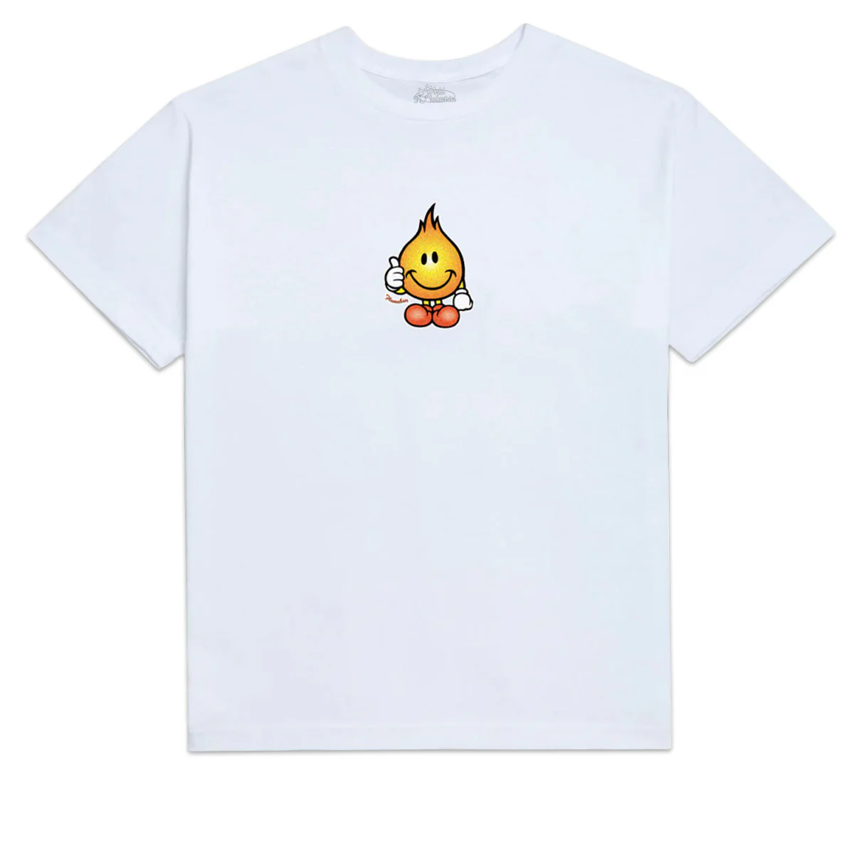 World Industries Youth Classic Flameboy T-Shirt - Vintage White - YXL