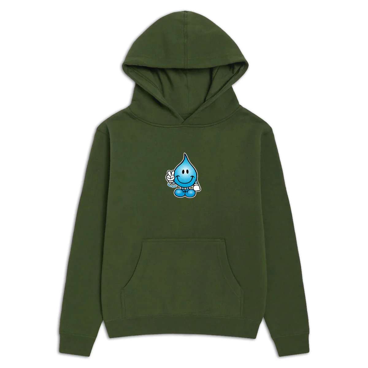 World Industries Youth Classic Wet Willy Hoodie - Army - YXL