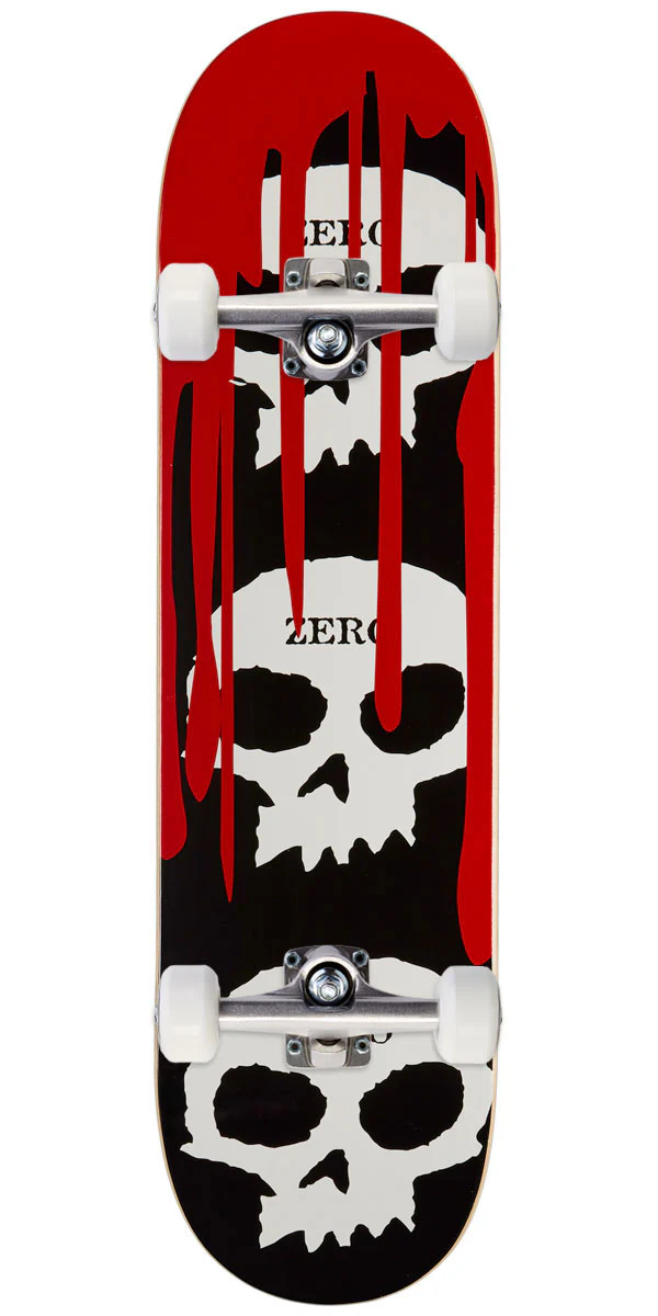 Zero 3 Skull Blood Skateboard Complete - 8.25"