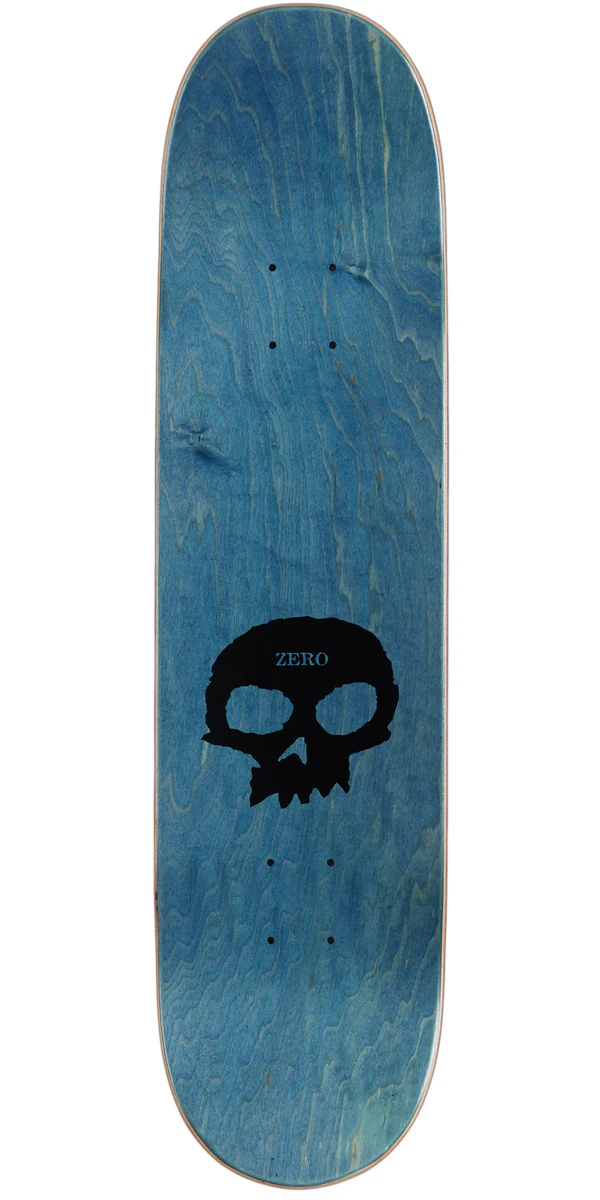 Zero Single Skull Skateboard Deck - 7.875" - Image 2