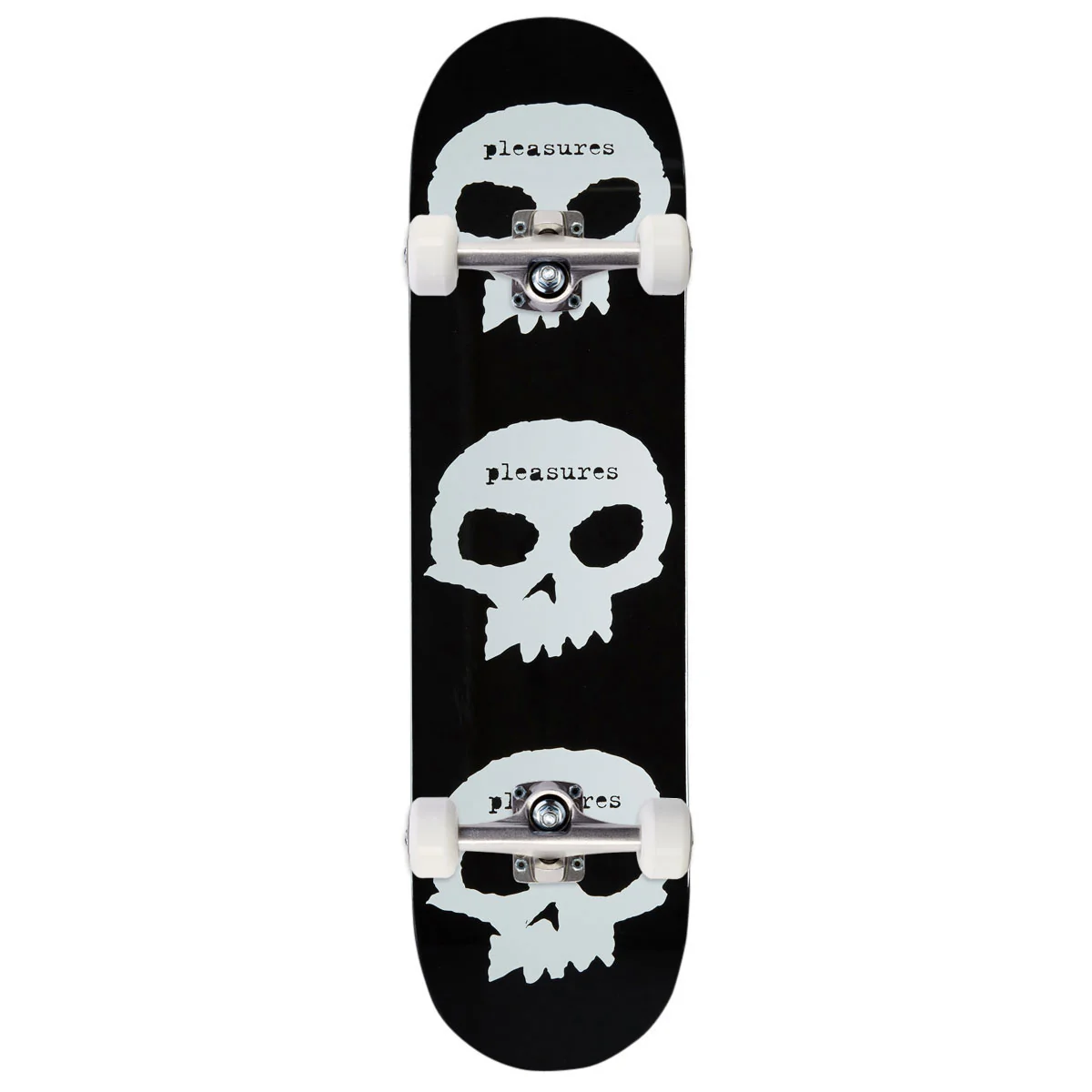 Zero x Pleasures Skulls Skateboard Complete - 8.25"
